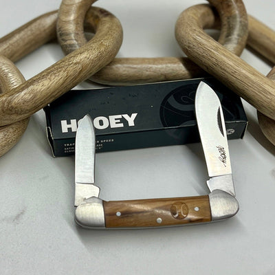 HOOEY  "NATURAL WOOD CANOE" HOOEY KNIFE Shabby Chic Boutique and Tanning Salon