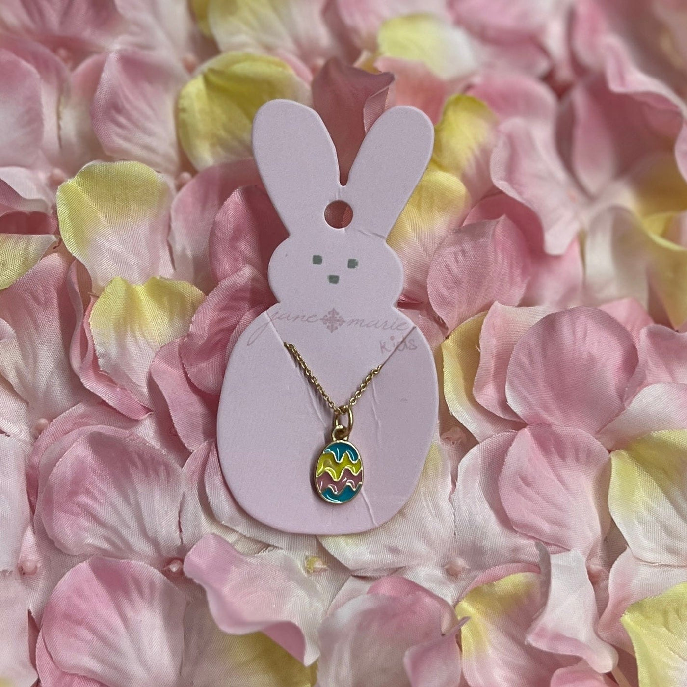 Jane Marie Children's Easter Charm Necklace Shabby Chic Boutique and Tanning Salon Easter Egg