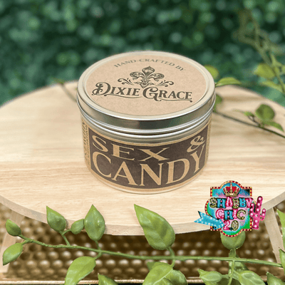 Dixie Grace Wooden Wick Candles Shabby Chic Boutique and Tanning Salon Sex and Candy