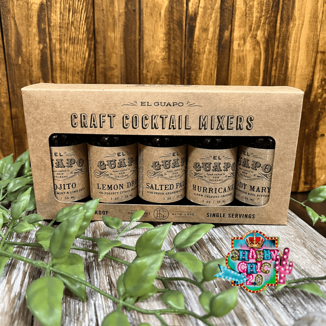 El Guapo Craft Cocktail Gift Box – Shabby Chic Boutique and