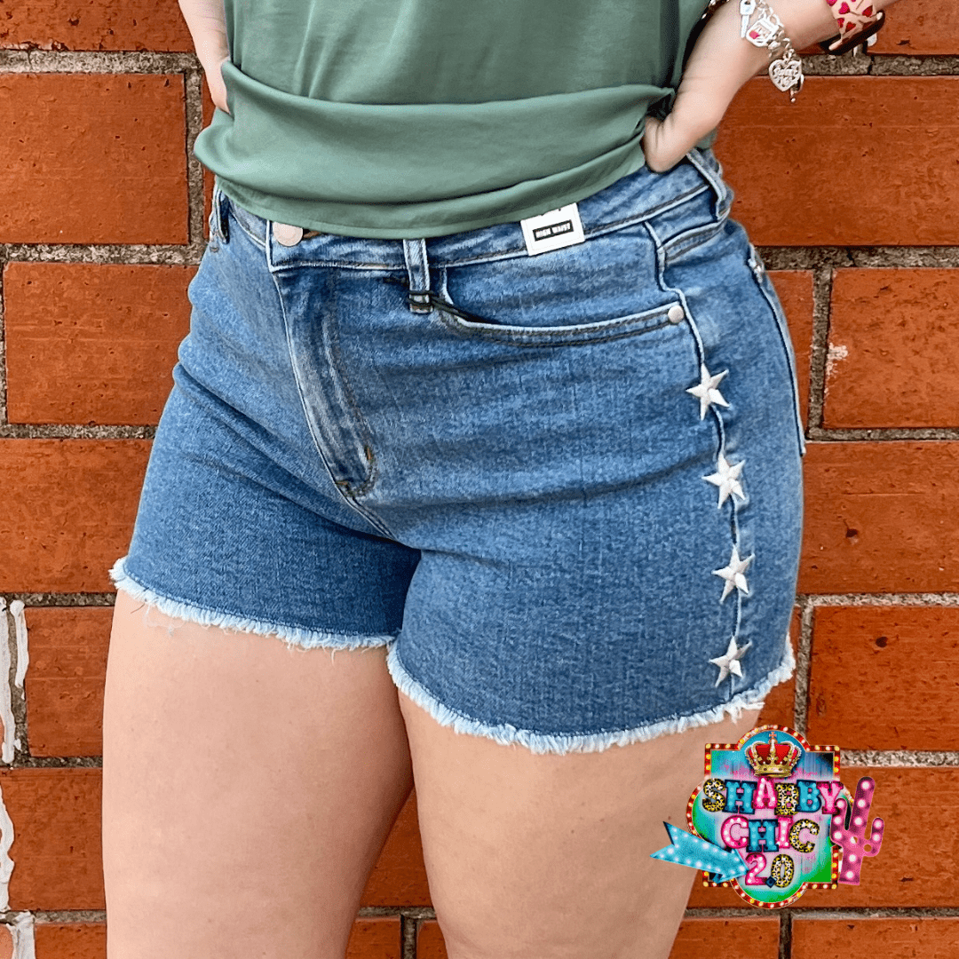 Judy blue online star shorts