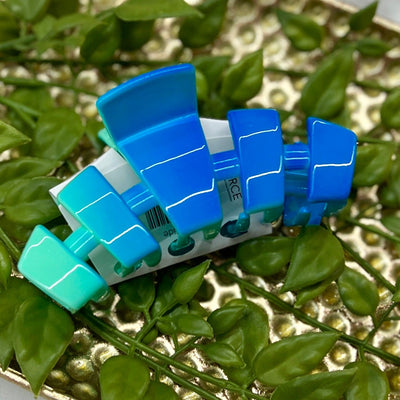 2024 Summer Edition Teleties Shabby Chic Boutique and Tanning Salon Classic Large Hair Clip - Poolside