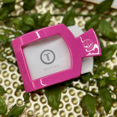 2024 Summer Edition Teleties Shabby Chic Boutique and Tanning Salon Medium Square Flat - Paradise Pink