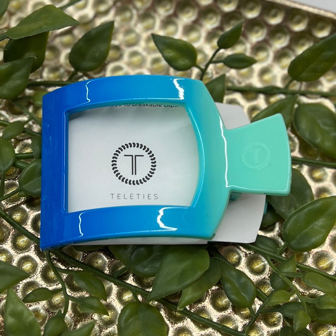 2024 Summer Edition Teleties Shabby Chic Boutique and Tanning Salon Medium Square Flat - Poolside