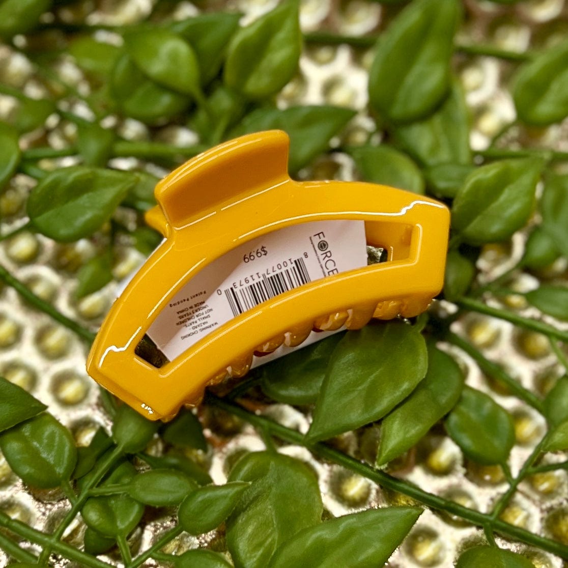 2024 Summer Edition Teleties Shabby Chic Boutique and Tanning Salon Open Small Hair Clip - Mango