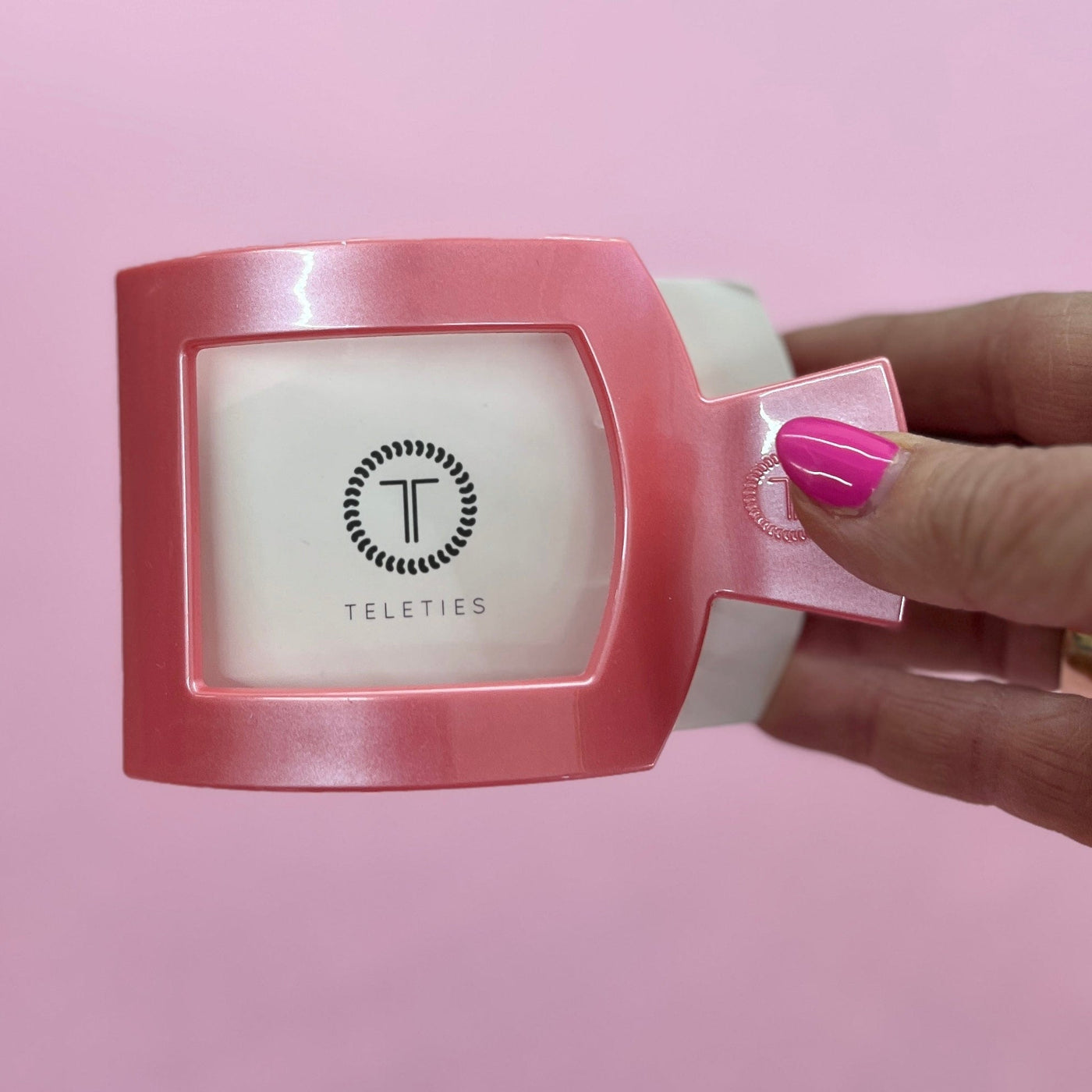 2025 Spring Teleties Shabby Chic Boutique and Tanning Salon Large Flat Square - Calming Coral