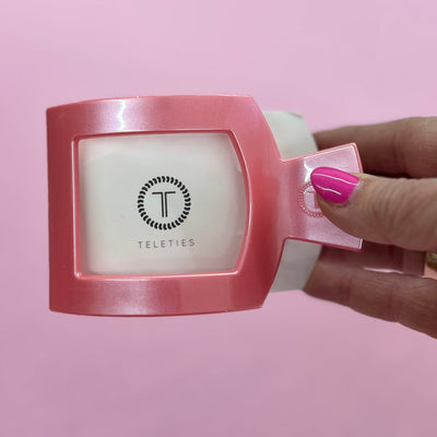 2025 Spring Teleties Shabby Chic Boutique and Tanning Salon Large Flat Square - Calming Coral