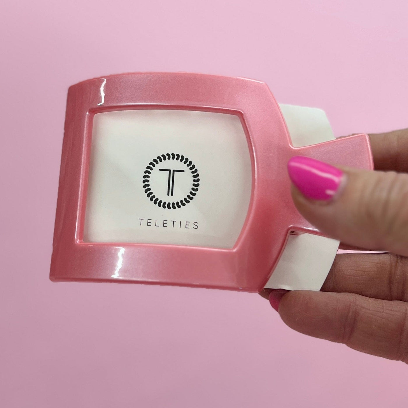 2025 Spring Teleties Shabby Chic Boutique and Tanning Salon Medium Flat Square - Calming Coral