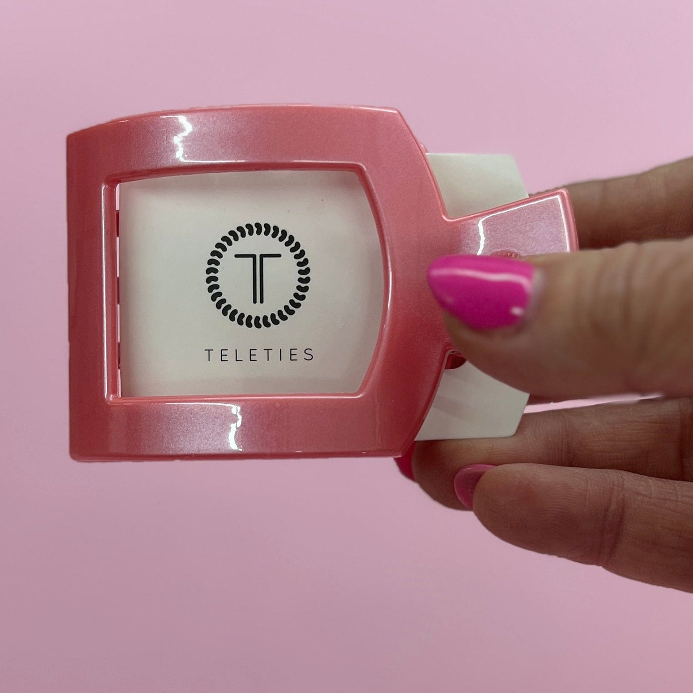 2025 Spring Teleties Shabby Chic Boutique and Tanning Salon Small Flat Square - Calming Coral