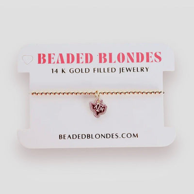 A&M Charm Bracelet Beaded Blondes