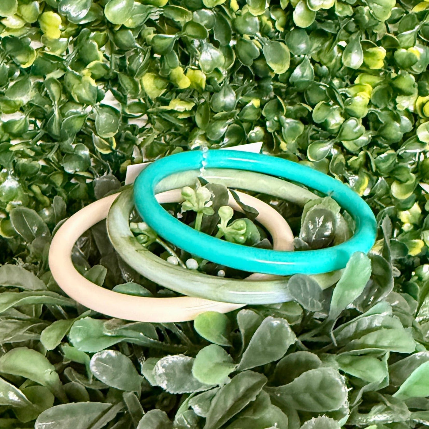 Acrylic Bracelet Set - Greens Shabby Chic Boutique and Tanning Salon