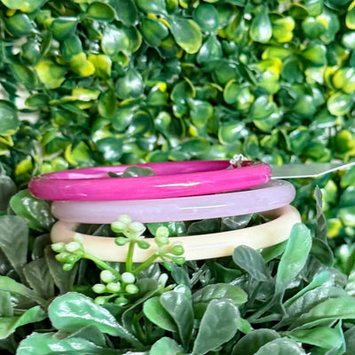 Acrylic Bracelet Set - Pinks Shabby Chic Boutique and Tanning Salon