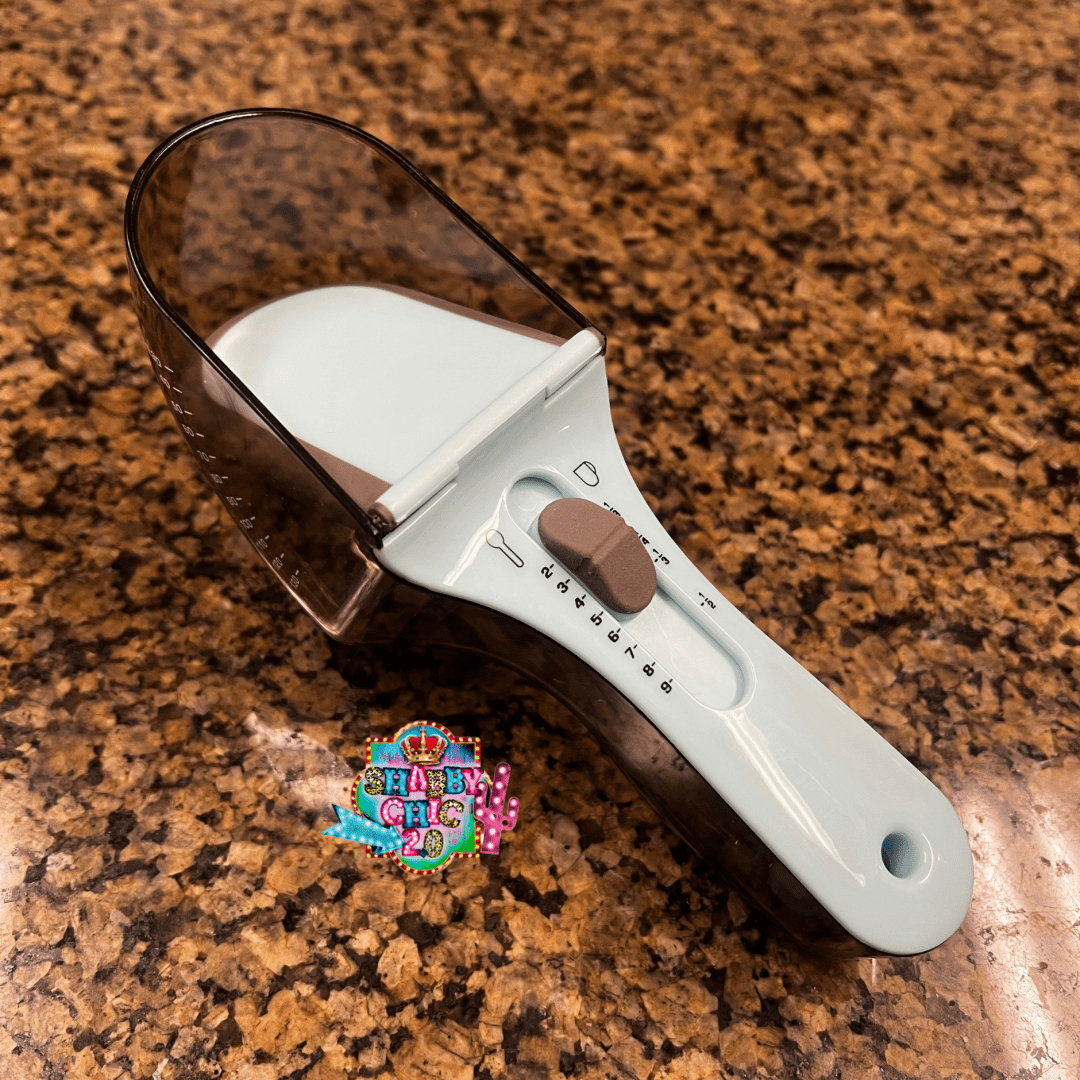 Adjustable Measuring Spoon and Cup Shabby Chic Boutique and Tanning Salon