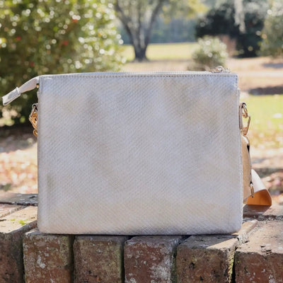 Ariana Crossbody Shimmer Champagne Shabby Chic Boutique and Tanning Salon