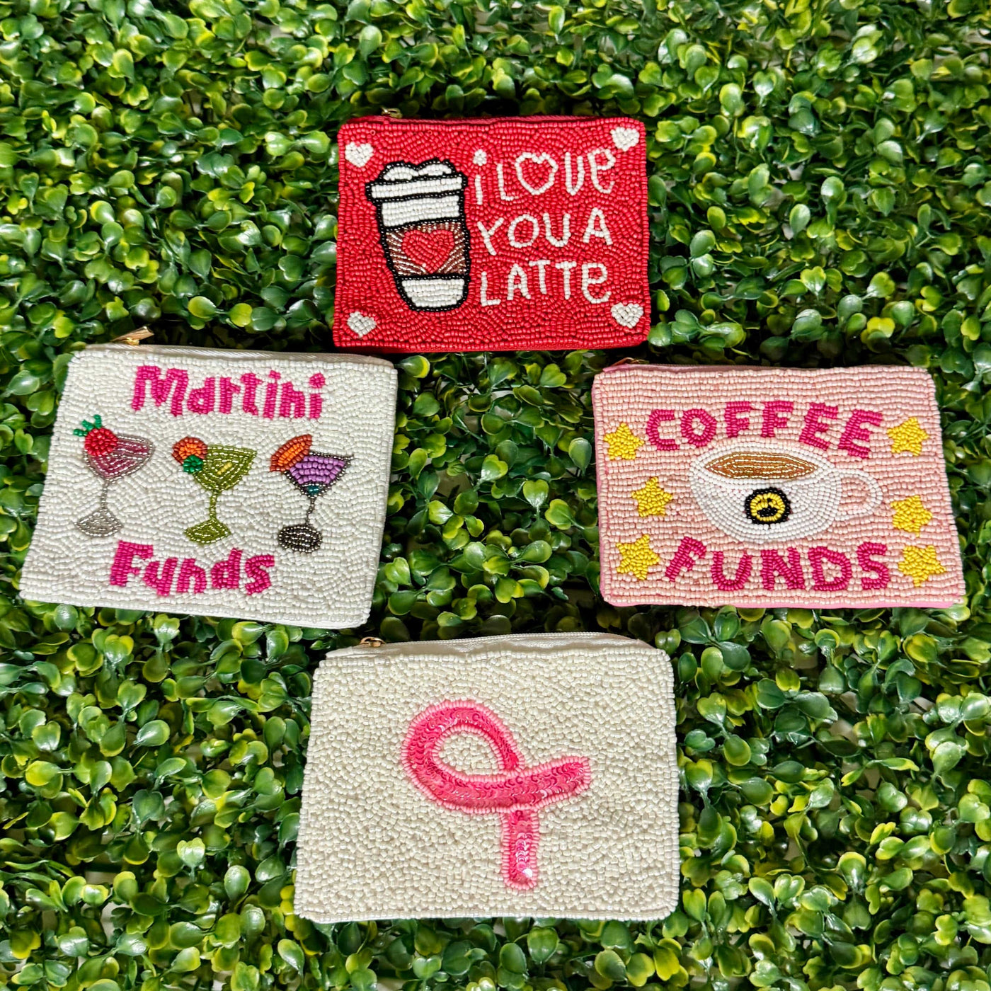 Beaded Coin Purses Shabby Chic Boutique and Tanning Salon