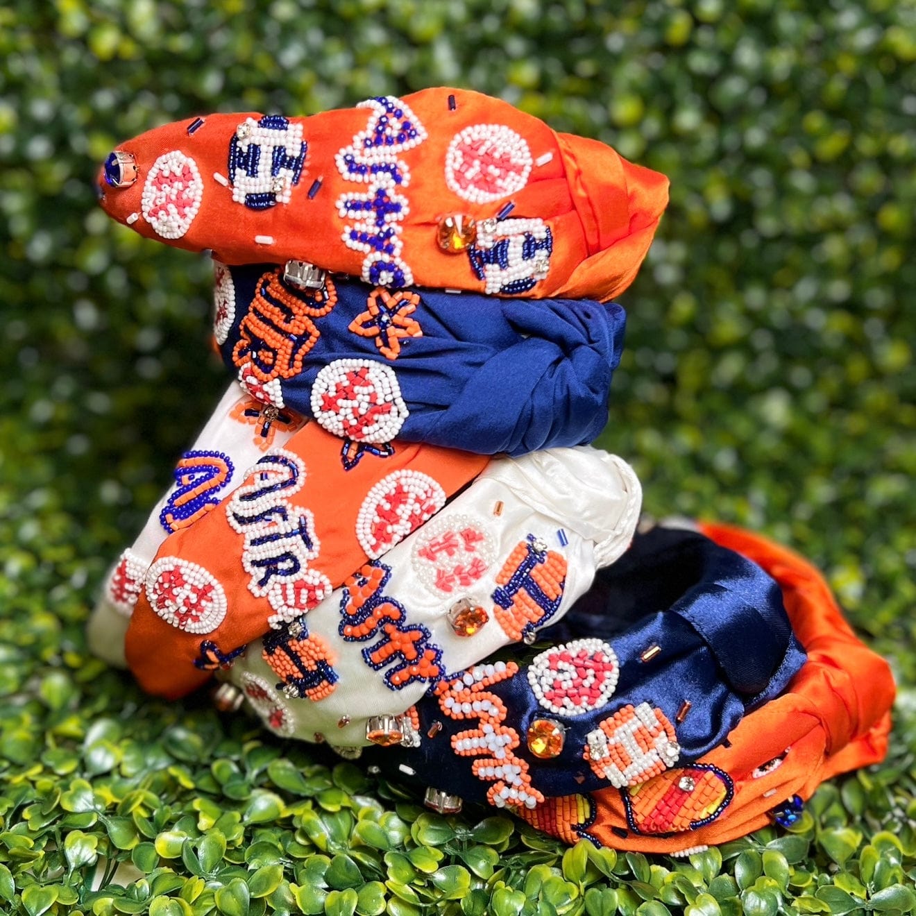 Beaded Team Headbands Shabby Chic Boutique and Tanning Salon