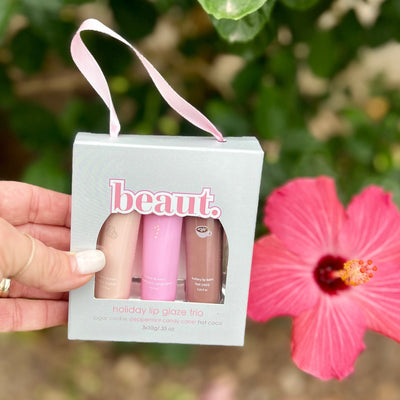 Beaut Holiday Lip Glaze Trio Shabby Chic Boutique and Tanning Salon