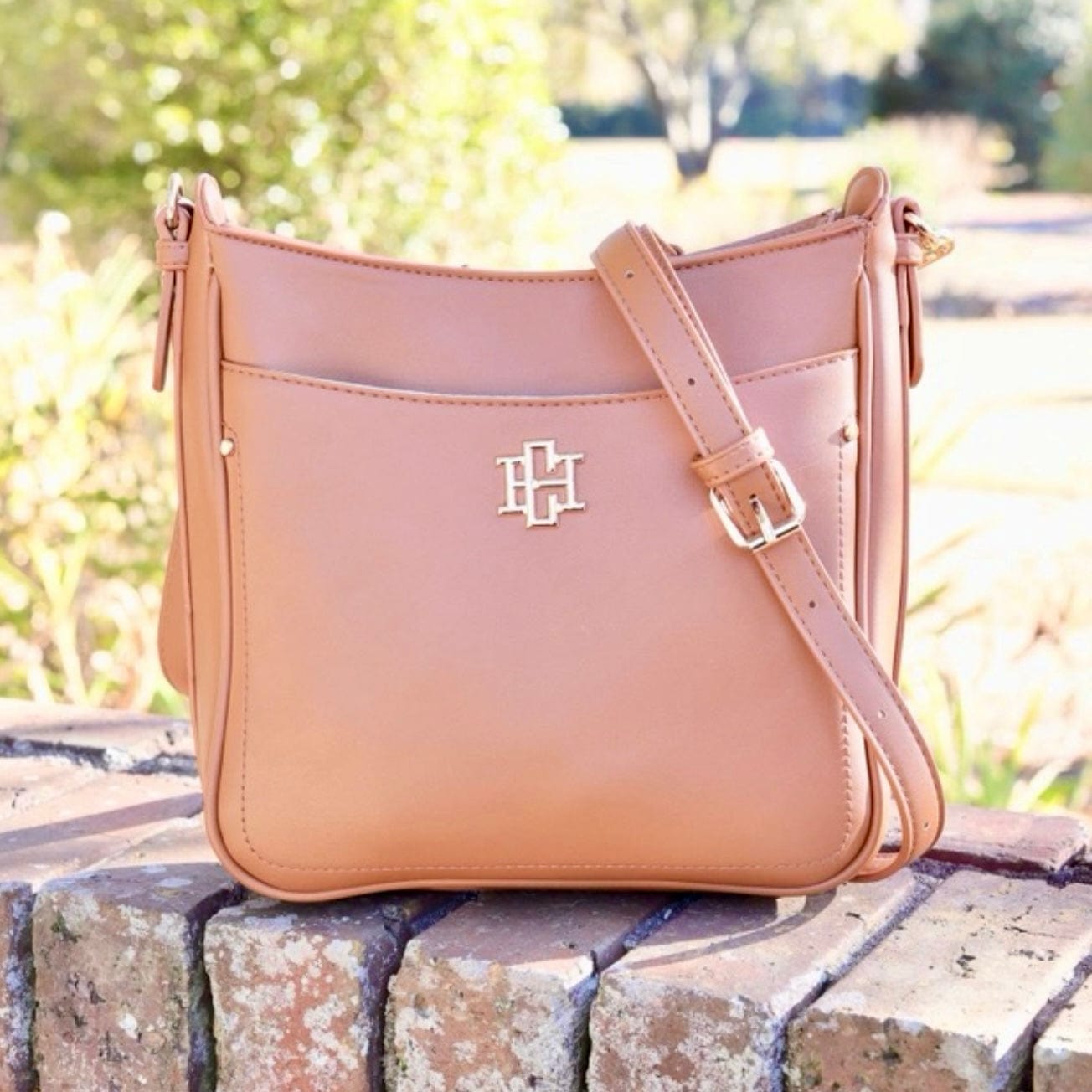 Bethany Crossbody Camel Shabby Chic Boutique and Tanning Salon