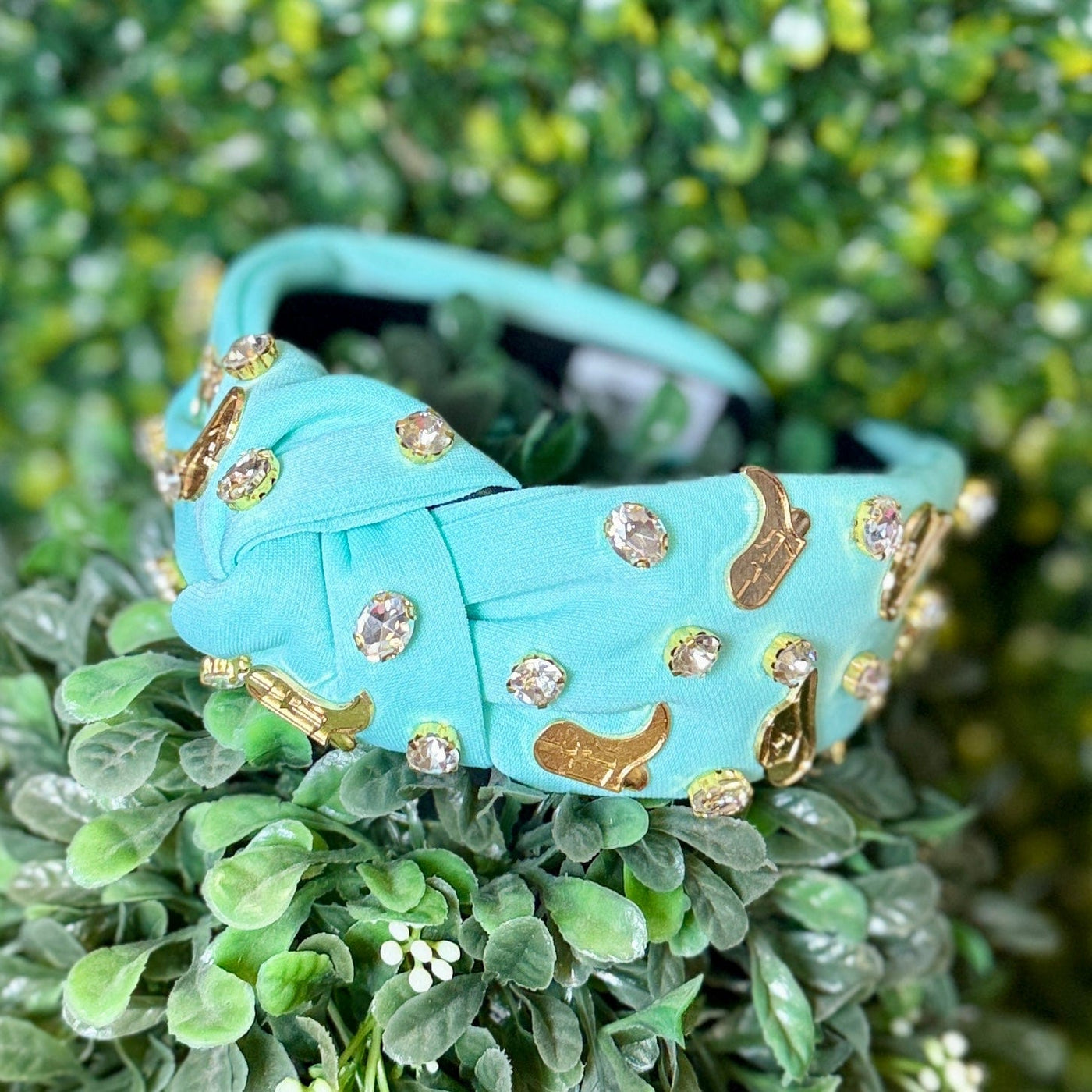 Boots and Hats Headbands Shabby Chic Boutique and Tanning Salon Light Turquoise