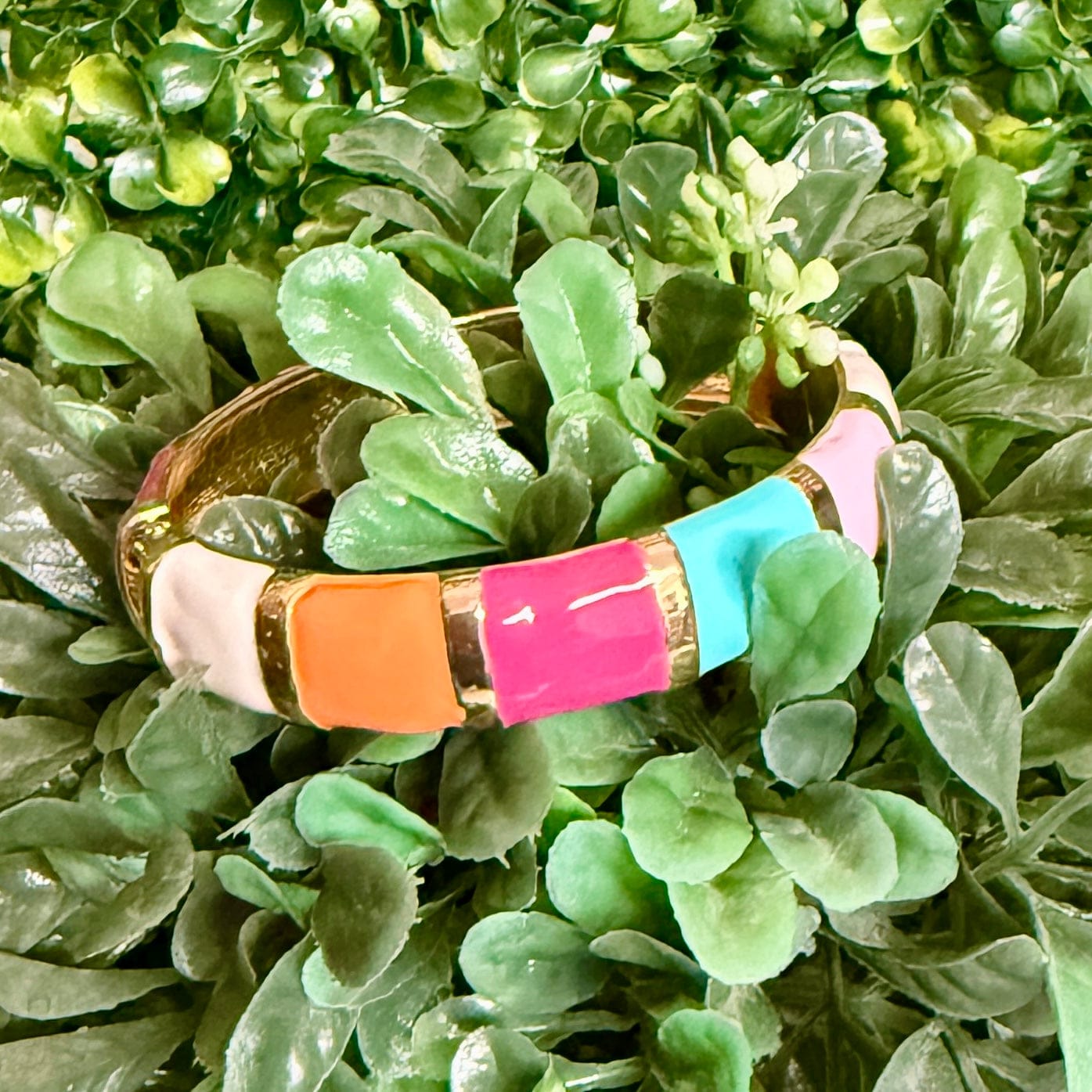 Bright Color Bangle Bracelet Shabby Chic Boutique and Tanning Salon