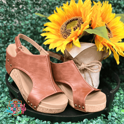 Carley Wedges - Whiskey Smooth Shabby Chic Boutique and Tanning Salon