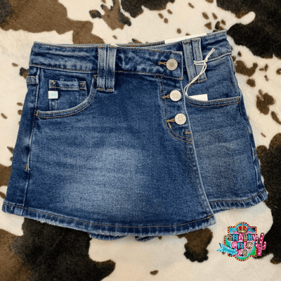 Children's Denim Skort Shabby Chic Boutique and Tanning Salon