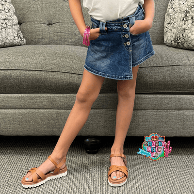 Children's Denim Skort Shabby Chic Boutique and Tanning Salon