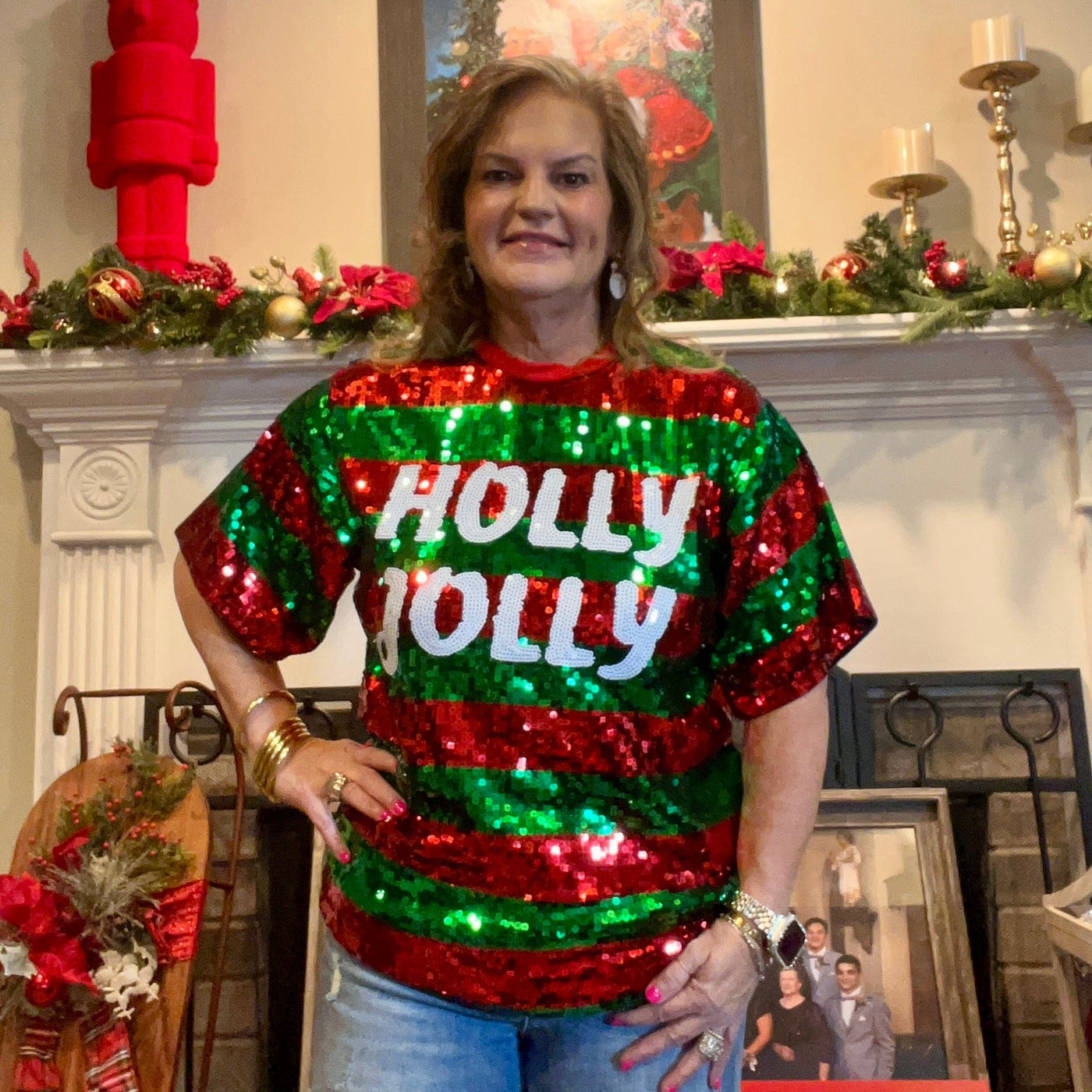 Christmas Sequin Top/Dress – Shabby Chic Boutique and Tanning Salon