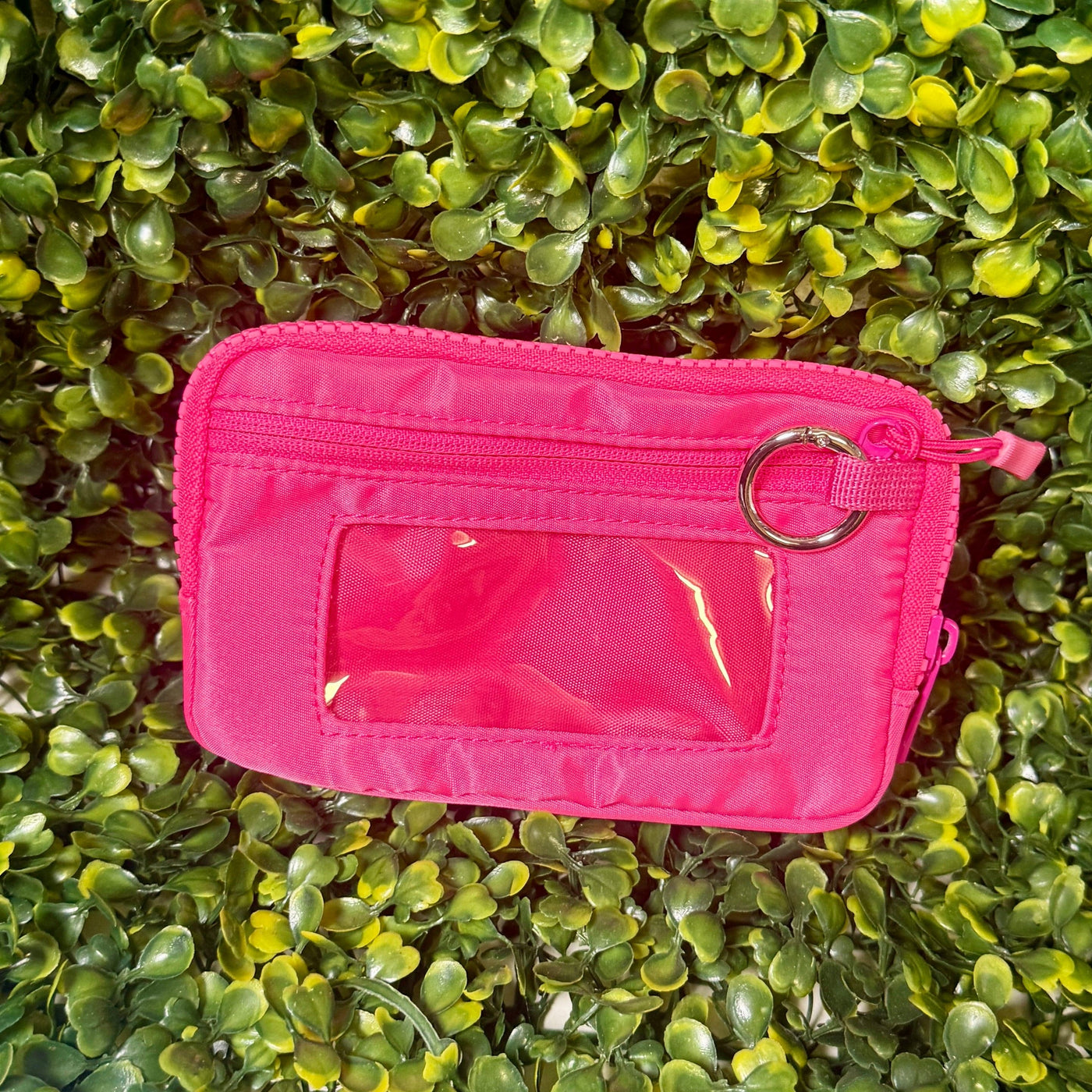 Coin/Credit Card Pouch Shabby Chic Boutique and Tanning Salon Hot Pink