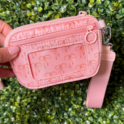 Coin/Credit Card Wristlet Shabby Chic Boutique and Tanning Salon Bows