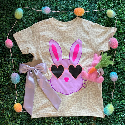 Colorful Bunny Tee - Youth Shabby Chic Boutique and Tanning Salon