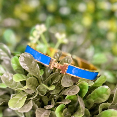 Colorful Fashion Bracelets Shabby Chic Boutique and Tanning Salon Blue