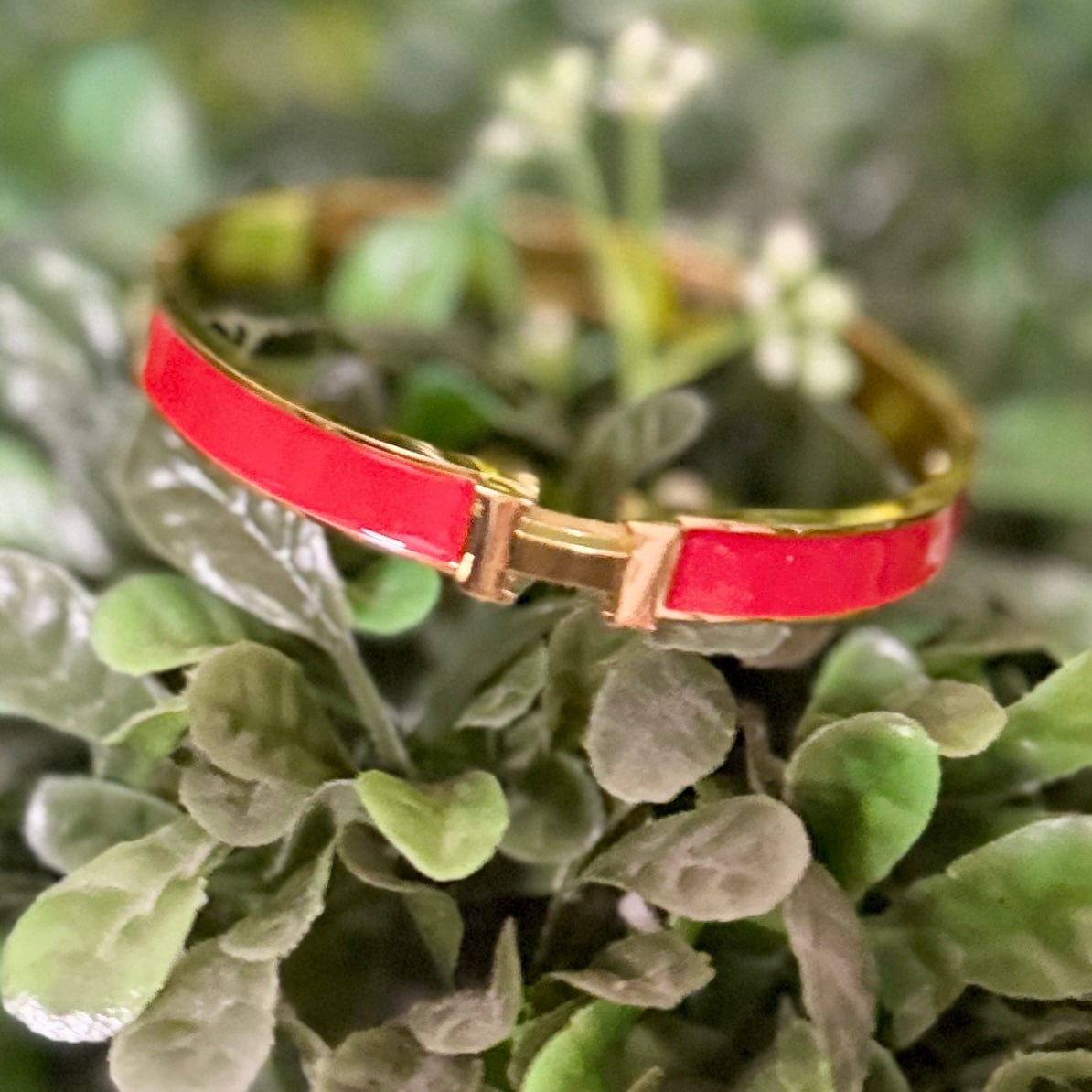 Colorful Fashion Bracelets Shabby Chic Boutique and Tanning Salon Red