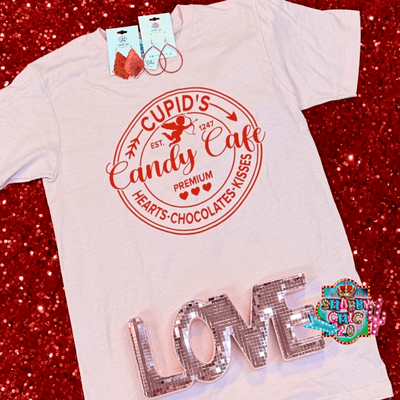Cupid's Candy Cafe Tee Shabby Chic Boutique and Tanning Salon