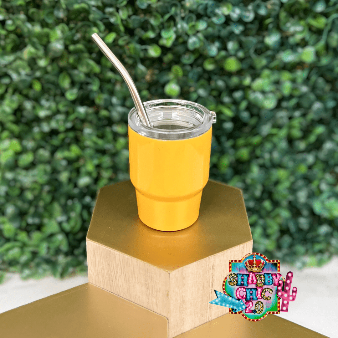 Cutest 2oz Mini Tumblers Shabby Chic Boutique and Tanning Salon