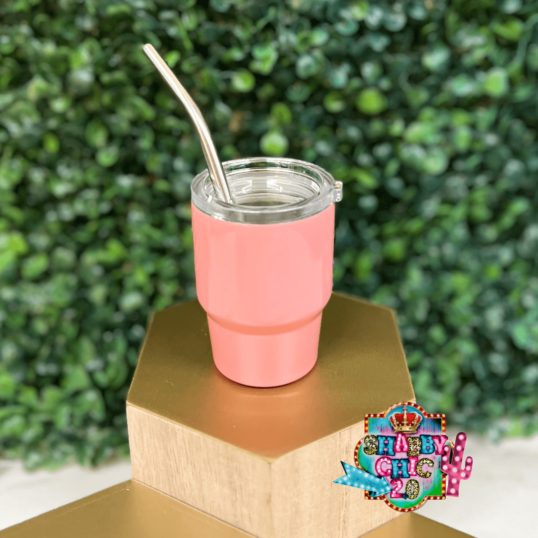 Cutest 2oz Mini Tumblers Shabby Chic Boutique and Tanning Salon