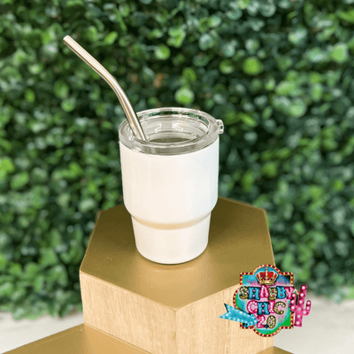 Cutest 2oz Mini Tumblers Shabby Chic Boutique and Tanning Salon