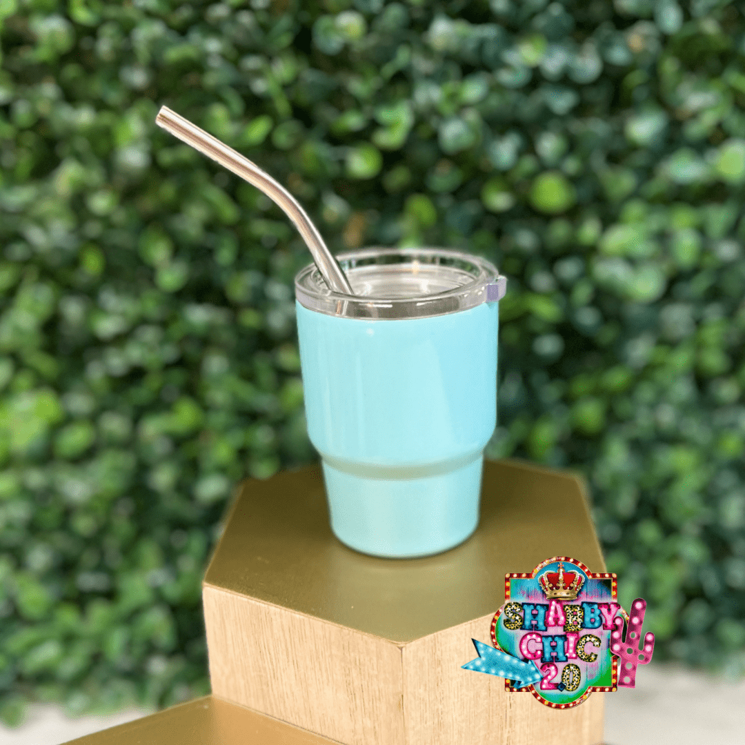 Cutest 2oz Mini Tumblers Shabby Chic Boutique and Tanning Salon