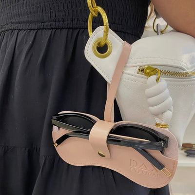 Dax Eyewear Clutch Shabby Chic Boutique and Tanning Salon Mauve