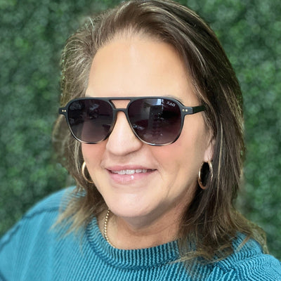 Dax Spring Sunglasses Shabby Chic Boutique and Tanning Salon Briggs in Black Gradient