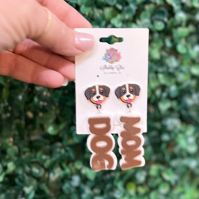 Dog Mom Earrings Shabby Chic Boutique and Tanning Salon