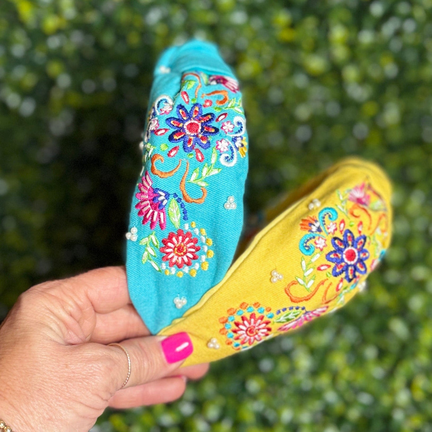 Embroidered Headbands Shabby Chic Boutique and Tanning Salon