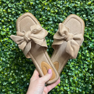Empress Sandals - Taupe Shabby Chic Boutique and Tanning Salon