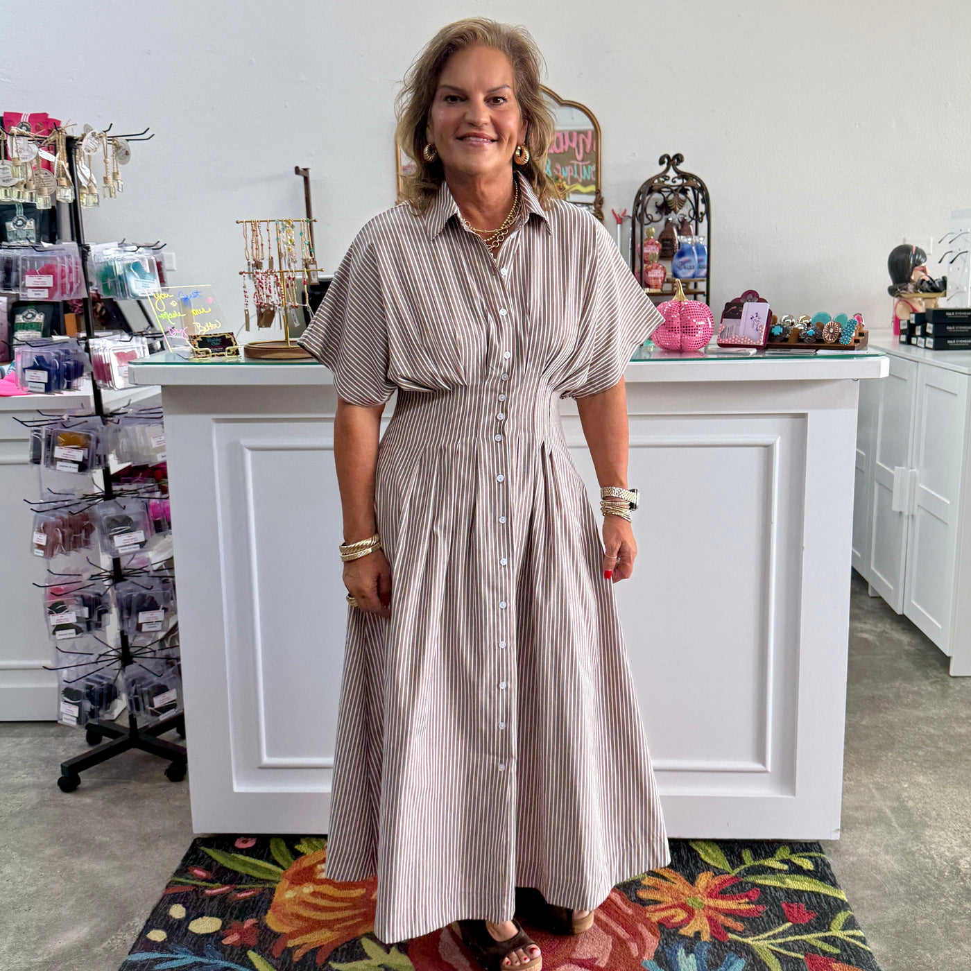 Escaping the Stripes Dress - Coco Shabby Chic Boutique and Tanning Salon