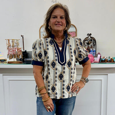 Fall Sensation Top Shabby Chic Boutique and Tanning Salon