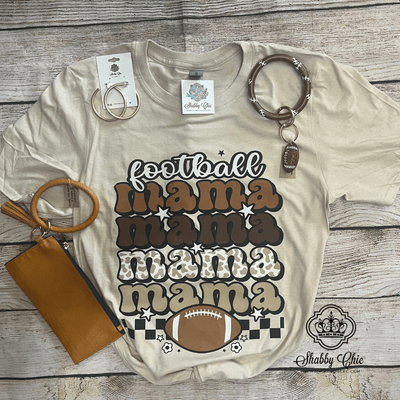 Football Mama Tee Shabby Chic Boutique and Tanning Salon