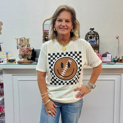 Football Time Tee Shabby Chic Boutique and Tanning Salon