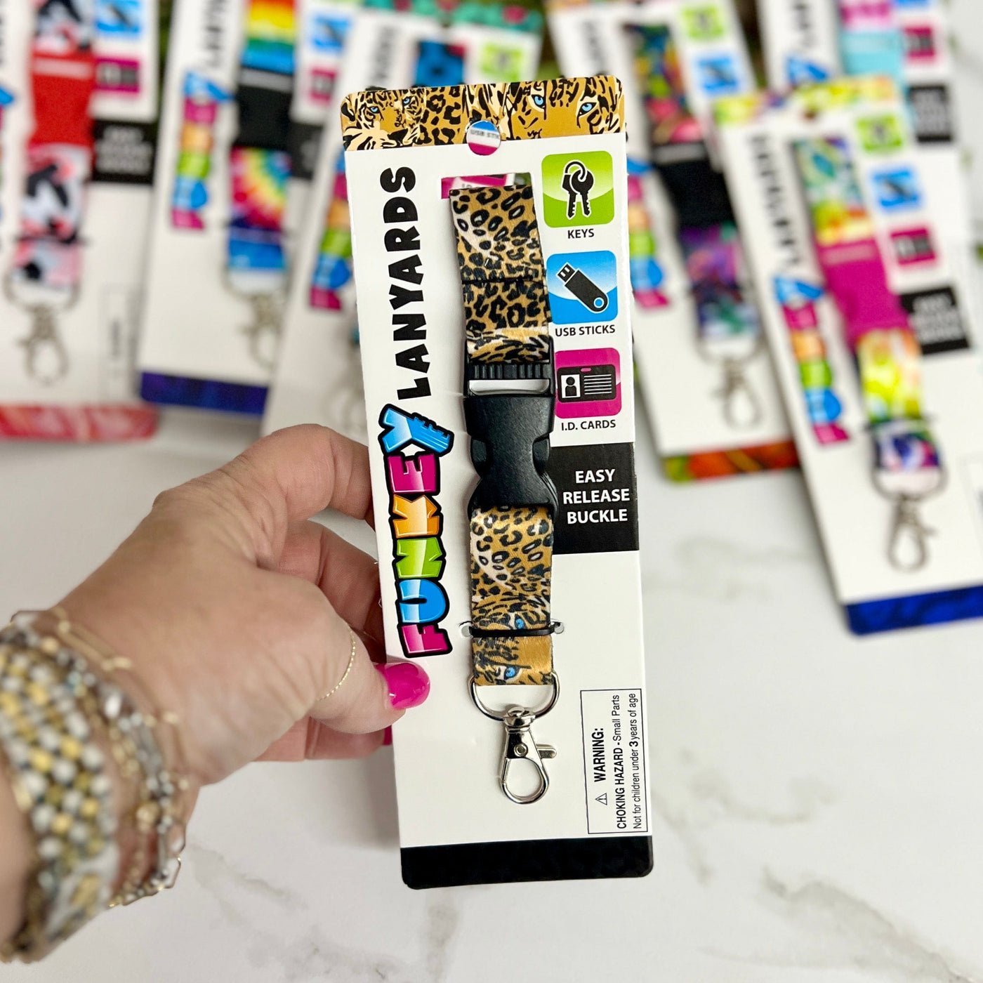 Funkey Lanyards Shabby Chic Boutique and Tanning Salon Leopard