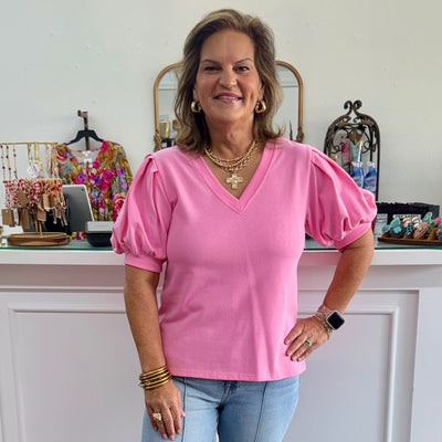 Going Out Top - Pink Shabby Chic Boutique and Tanning Salon