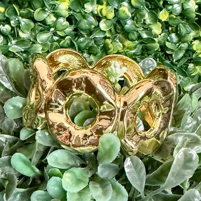 Goldtone Circles in the Sand Bracelet Shabby Chic Boutique and Tanning Salon